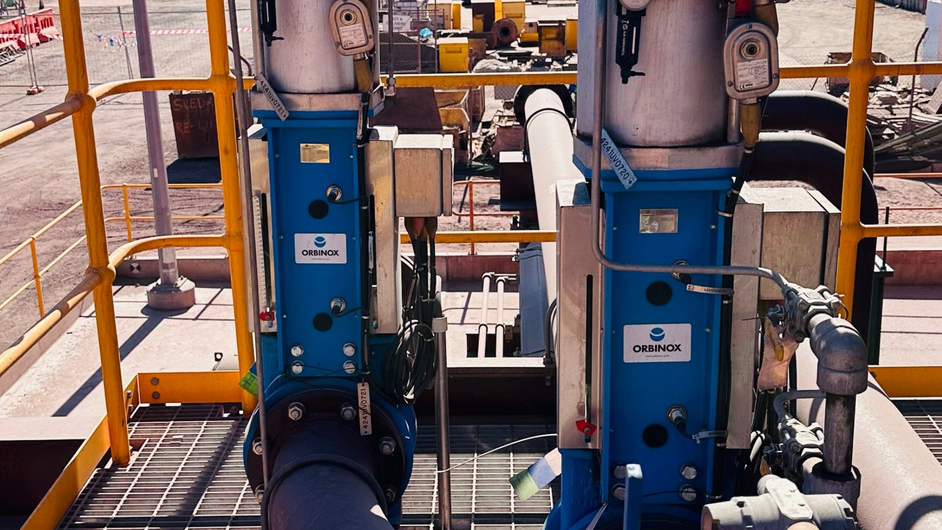 Orbiniox Knife Gate Valve Mining